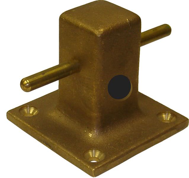 Bronze with Rope Hole Mooring Bitts