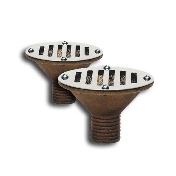 316 Stainless Steel Top Cockpit Scuppers with Hose End