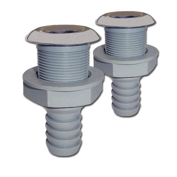 Nylon Fiberglass Thru Hulls withHose End