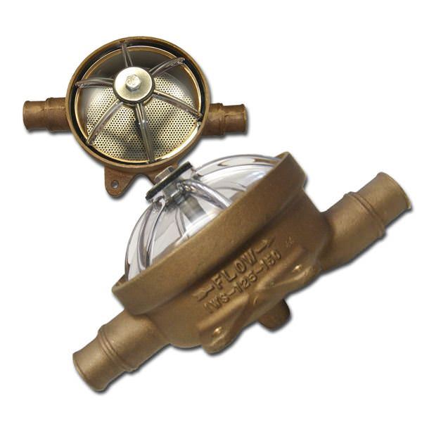 Low Profile Bronze Intake Water Strainers