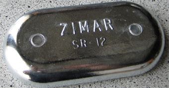 SR-12 Zimar Bolt On Drilled Plate Zinc Anode