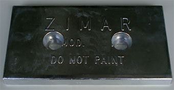 UP-5 Zimar Bolt On Drilled Plate Zinc Anode