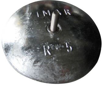 R-5 5-1/16" Zimar Rudder Zinc Anode