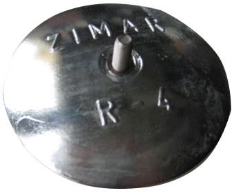 R-4 4-9/32" Zimar Rudder Zinc Anode