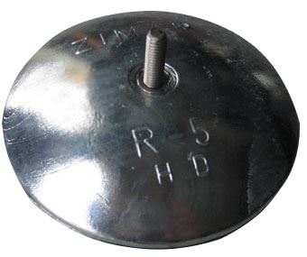 R-5HD 5-1/16" Zimar Rudder Zinc Anode