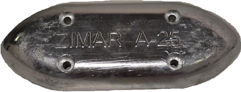 A-25 Zimar Bolt On Drilled Plate Zinc Anode