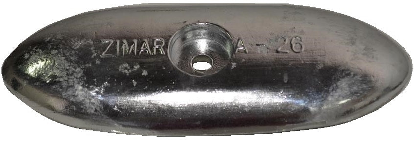 A-26 Zimar Bolt On Drilled Plate Zinc Anode