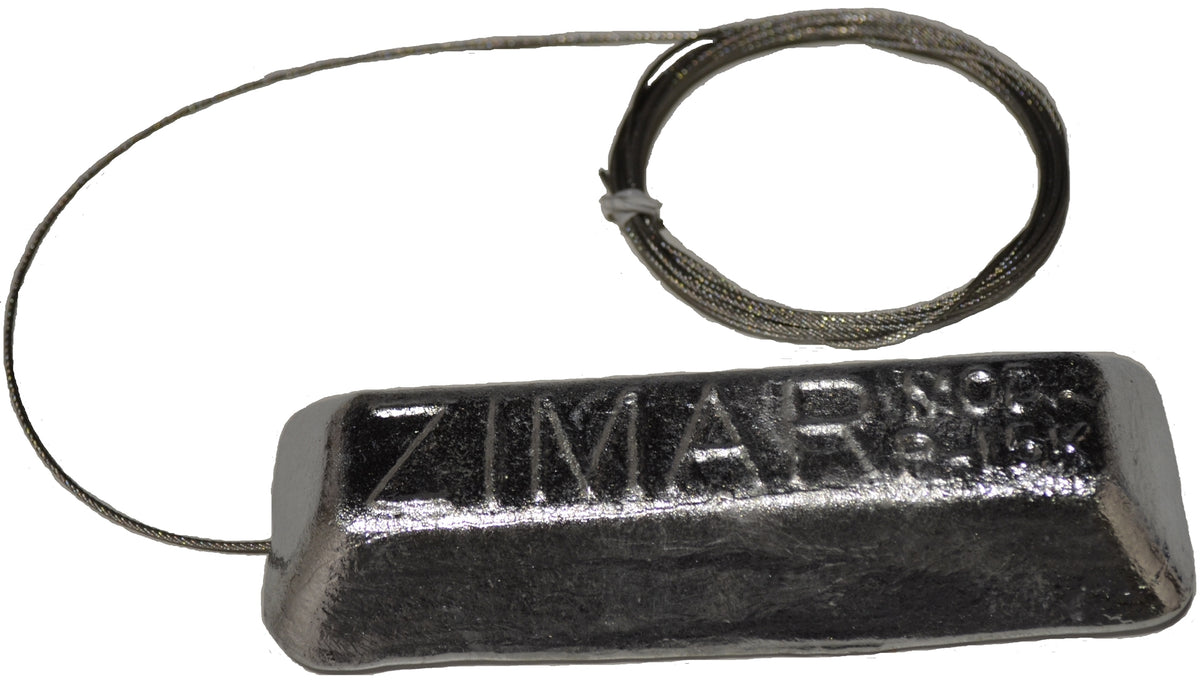 P-1.5W Zimar Weld On Plate Zinc Anode