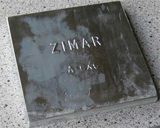Picture of A-6X6 Zimar Bolt On Undrilled Plate Zinc Anode