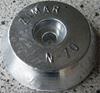 Picture of N-70 Zimar Round Plate Zinc Anode