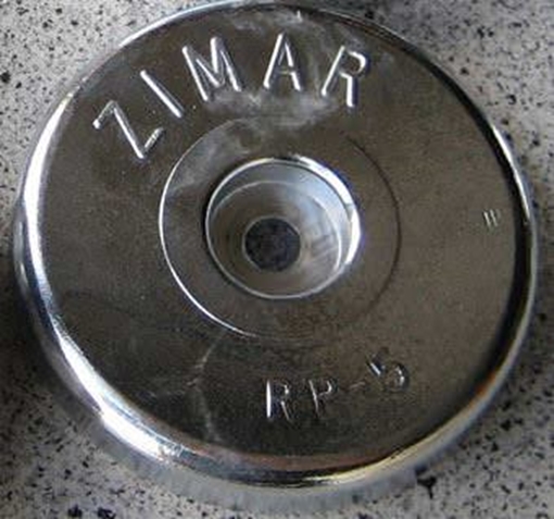 Picture of RP-5 Zimar Round Plate Zinc Anode