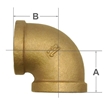 Picture of 00101050 90 Degree Bronze Elbows