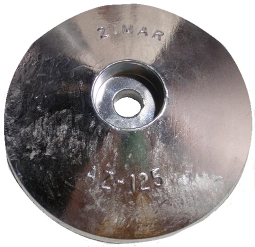 Picture of AZ-125 Zimar Round Plate Zinc Anode