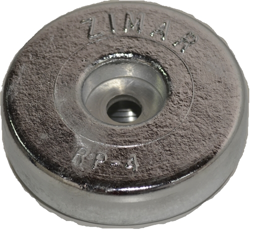 Picture of RP-4 Zimar Round Plate Zinc Anode