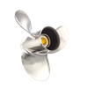 stainless steel propeller for TOHATSU/NISSAN/MERCURY 9.9-20HP 10
