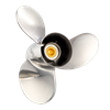 stainless propeller for JOHNSON/EVINRUDE/BRP/COBRA V4/GEARCASE 17